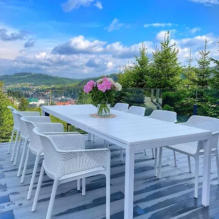 Alpesi faház Be Be - Premium Jacuzi & Private Pool Bukovel